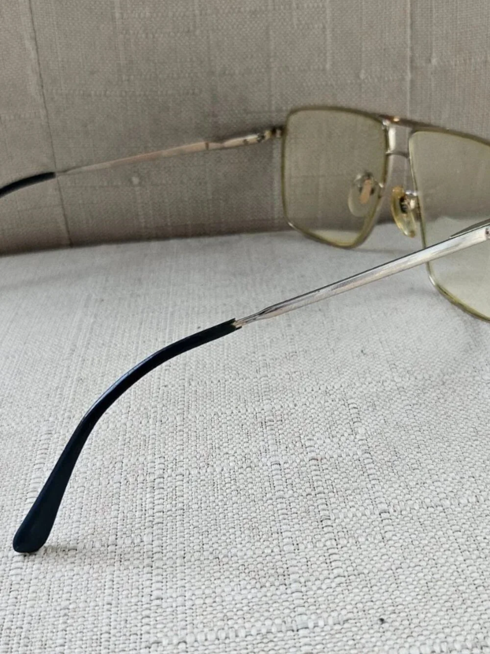Share Vintage Tura Eyeglasses Frame Gold Tone Eyewear Glasses Unisex Frame only